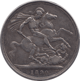 1890 CROWN ( GF ) - CROWN - Cambridgeshire Coins