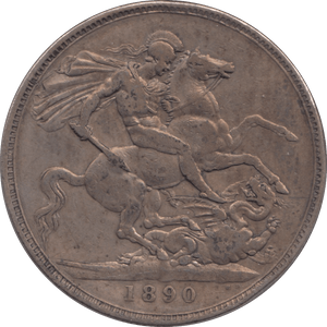 1890 CROWN ( GF ) - CROWN - Cambridgeshire Coins