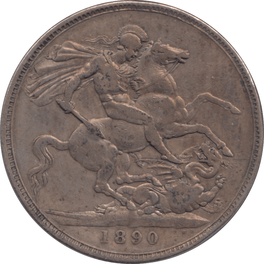 1890 CROWN ( GF ) - CROWN - Cambridgeshire Coins