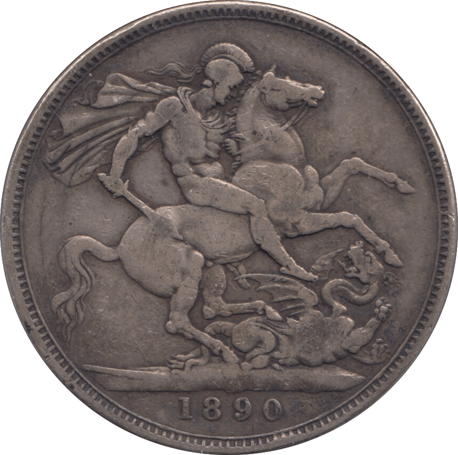 1890 CROWN ( GF ) - CROWN - Cambridgeshire Coins