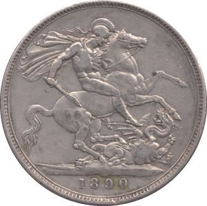 1890 CROWN ( GF ) - CROWN - Cambridgeshire Coins