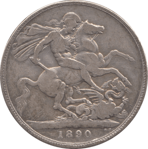 1890 CROWN ( GF ) - CROWN - Cambridgeshire Coins