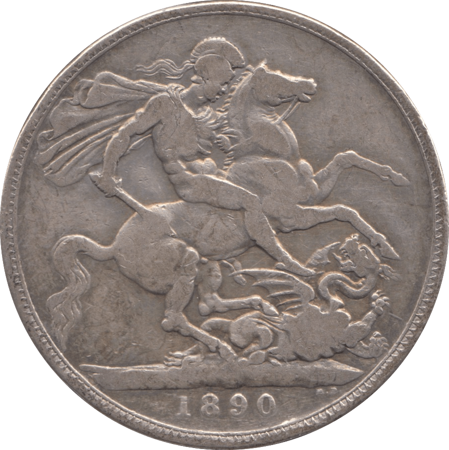 1890 CROWN ( GF ) - CROWN - Cambridgeshire Coins