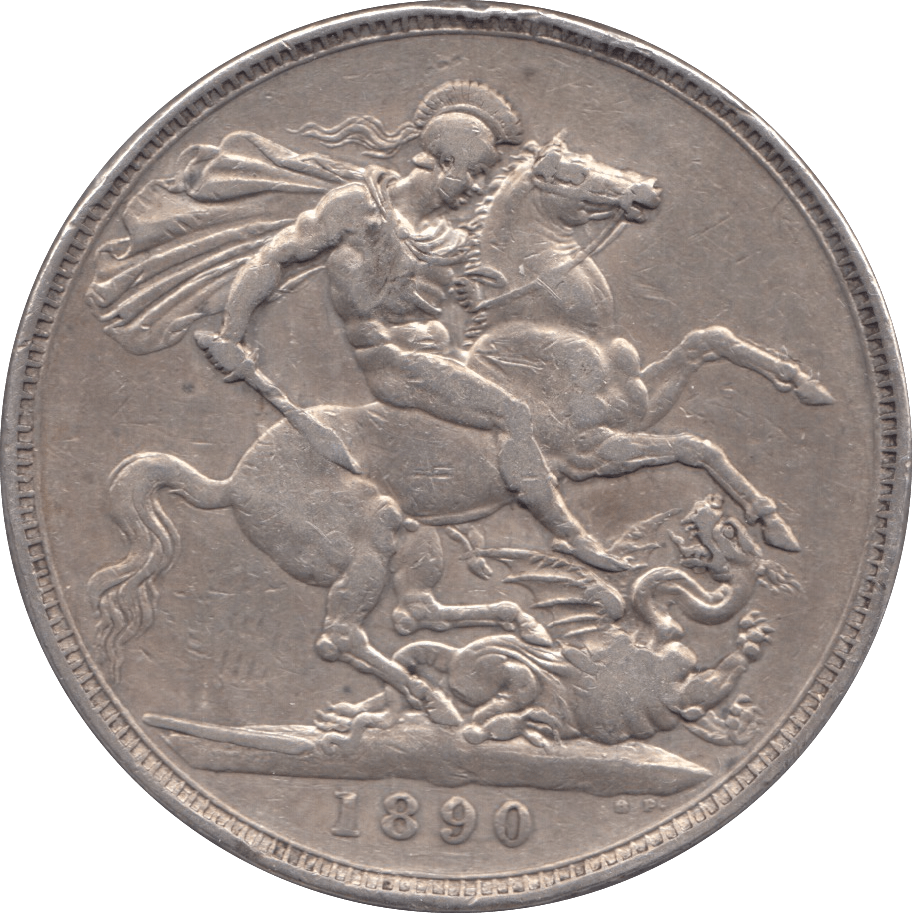 1890 CROWN ( GF ) - CROWN - Cambridgeshire Coins