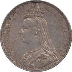 1890 CROWN ( GVF ) - CROWN - Cambridgeshire Coins