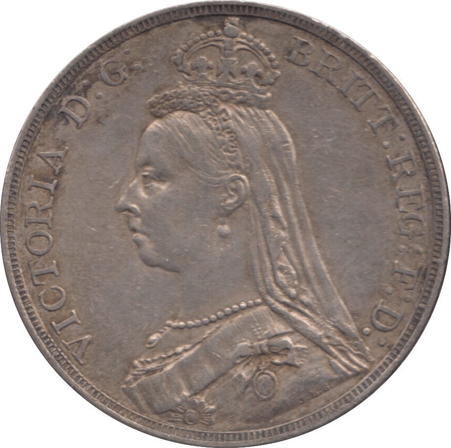 1890 CROWN ( GVF ) - CROWN - Cambridgeshire Coins