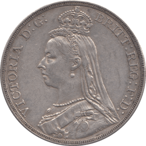 1890 CROWN ( GVF ) - CROWN - Cambridgeshire Coins