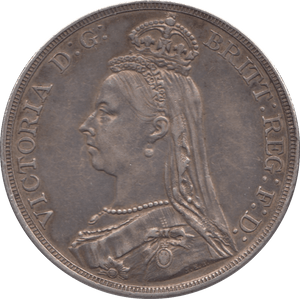 1890 CROWN ( GVF ) - CROWN - Cambridgeshire Coins