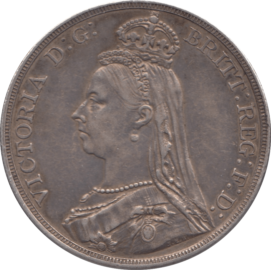 1890 CROWN ( GVF ) - CROWN - Cambridgeshire Coins