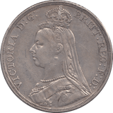 1890 CROWN ( GVF ) - CROWN - Cambridgeshire Coins