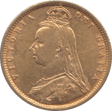 1890 GOLD HALF SOVEREIGN ( VF ) - HALF SOVEREIGN - Cambridgeshire Coins