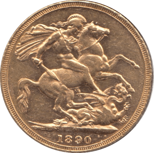 1890 GOLD SOVEREIGN ( AUNC ) MELBOURNE MINT - SOVEREIGN - Cambridgeshire Coins