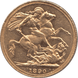 1890 GOLD SOVEREIGN ( AUNC ) MELBOURNE MINT - SOVEREIGN - Cambridgeshire Coins