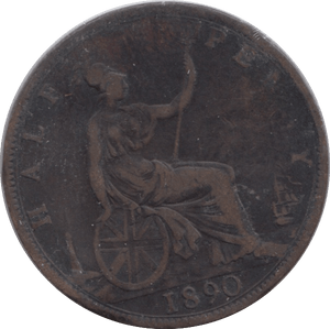 1890 HALFPENNY ( FINE ) - Halfpenny - Cambridgeshire Coins