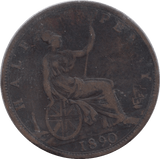 1890 HALFPENNY ( FINE ) - Halfpenny - Cambridgeshire Coins