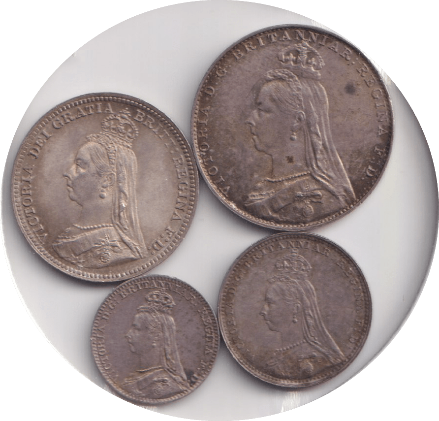 1890 MAUNDY SET VICTORIA - Maundy Set - Cambridgeshire Coins