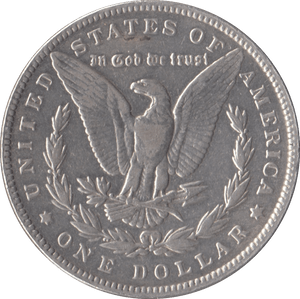 1890 SILVER MORGAN DOLLAR USA PHILADELPHIA MINT - SILVER WORLD COINS - Cambridgeshire Coins
