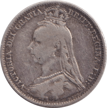 1890 SIXPENCE ( FINE ) - SIXPENCE - Cambridgeshire Coins