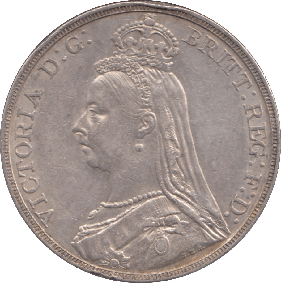 1891 CROWN ( AUNC) - CROWN - Cambridgeshire Coins