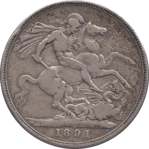 1891 CROWN ( FAIR ) 3 - CROWN - Cambridgeshire Coins