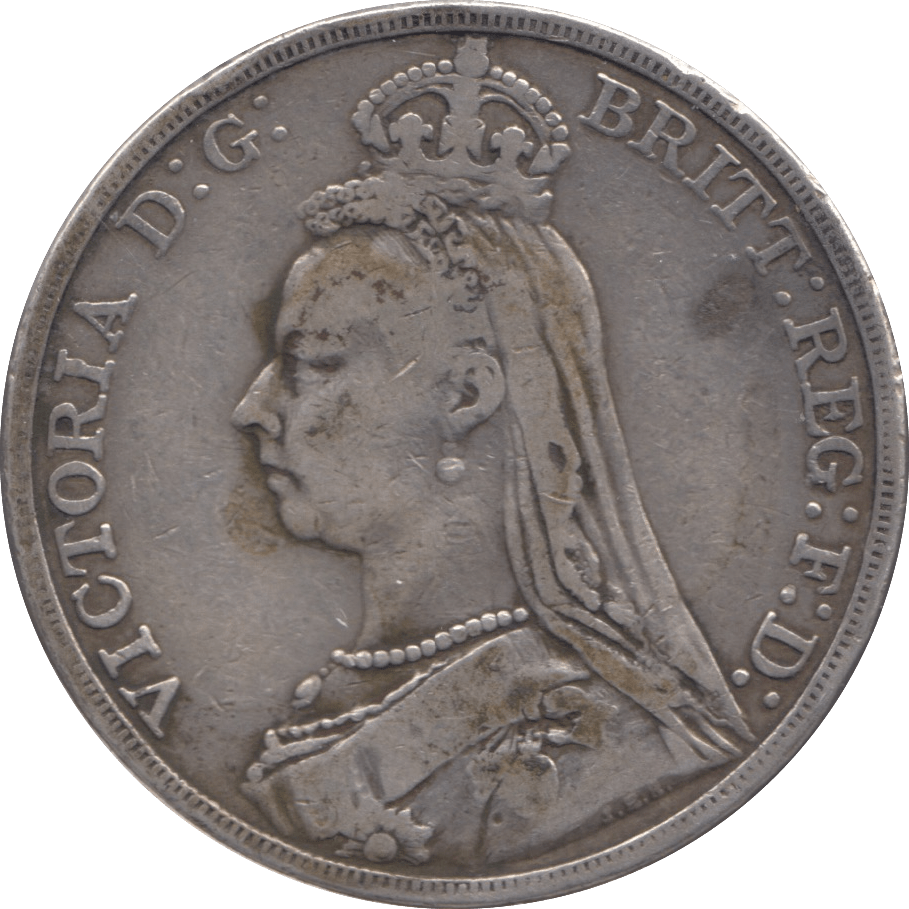 1891 CROWN ( FINE ) 2 - CROWN - Cambridgeshire Coins