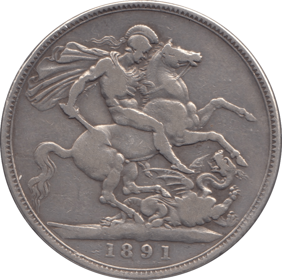 1891 CROWN ( FINE ) 6 - CROWN - Cambridgeshire Coins