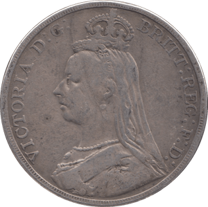 1891 CROWN ( FINE ) - CROWN - Cambridgeshire Coins
