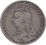 1891 CROWN ( FINE ) - CROWN - Cambridgeshire Coins