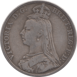 1891 CROWN ( FINE ) - CROWN - Cambridgeshire Coins