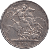 1891 CROWN ( GVF ) 4 - CROWN - Cambridgeshire Coins