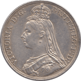 1891 CROWN ( UNC ) 5 - CROWN - Cambridgeshire Coins