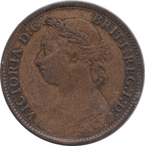 1891 FARTHING ( VF ) - Farthing - Cambridgeshire Coins