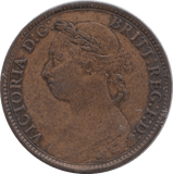 1891 FARTHING ( VF ) - Farthing - Cambridgeshire Coins