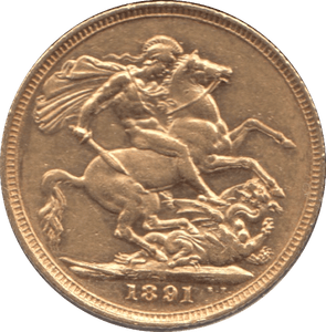 1891 GOLD SOVEREIGN ( GVF ) SYDNEY MINT - SOVEREIGN - Cambridgeshire Coins