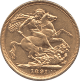 1891 GOLD SOVEREIGN ( GVF ) SYDNEY MINT - SOVEREIGN - Cambridgeshire Coins