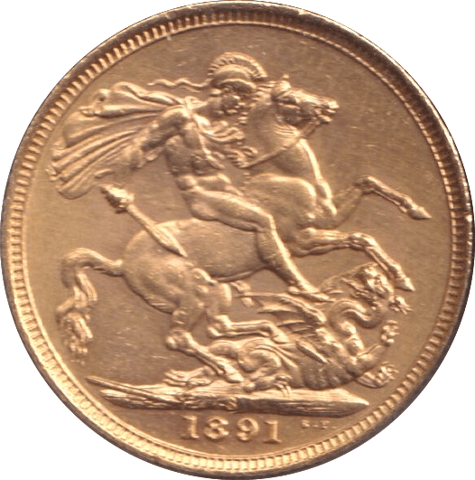 1891 GOLD SOVEREIGN ( UNC ) SYDNEY MINT - SOVEREIGN - Cambridgeshire Coins