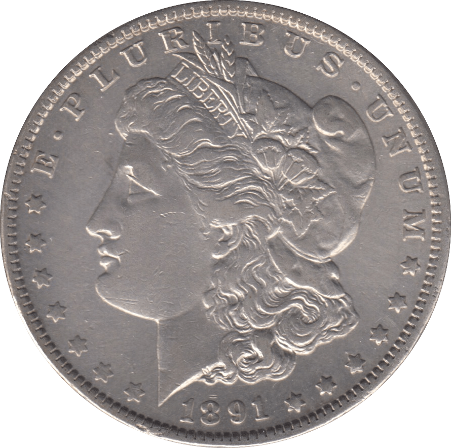 1891 MORGAN DOLLAR USA PHILADELPHIA MINT - WORLD COINS - Cambridgeshire Coins