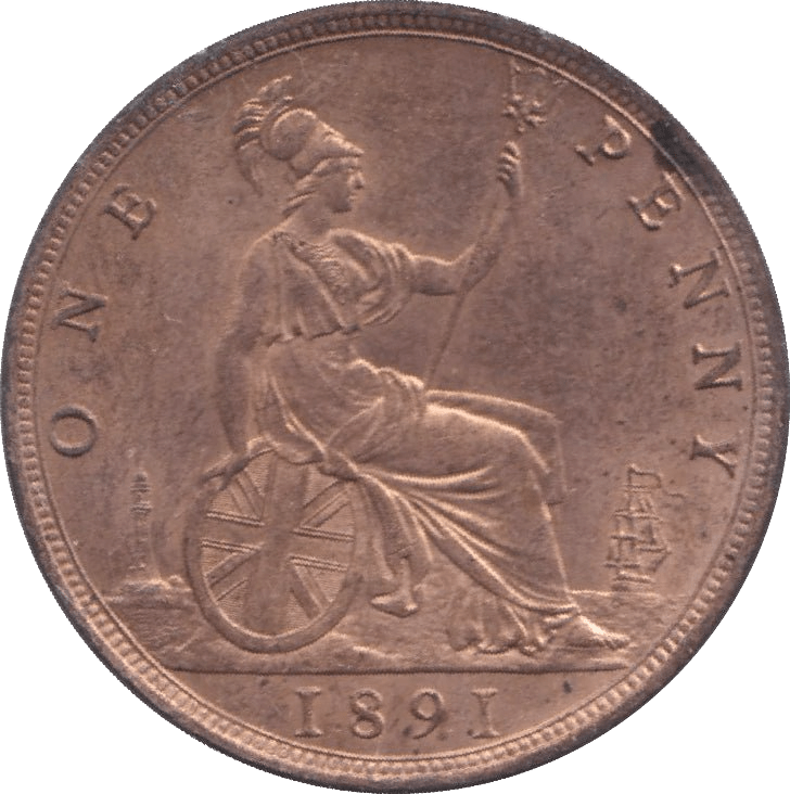 1891 PENNY ( BU ) - Penny - Cambridgeshire Coins