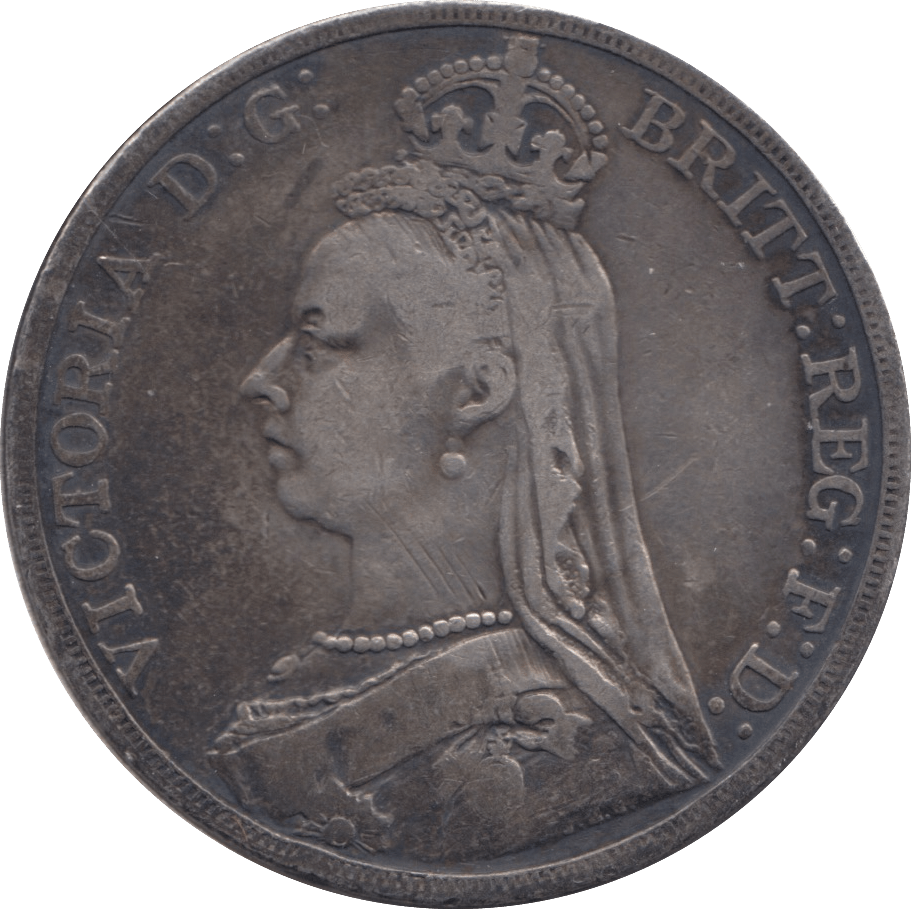 1892 CROWN ( FINE ) 4 - CROWN - Cambridgeshire Coins