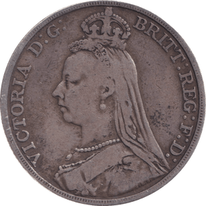 1892 CROWN ( FINE ) - CROWN - Cambridgeshire Coins