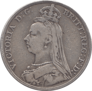 1892 CROWN ( FINE ) - CROWN - Cambridgeshire Coins