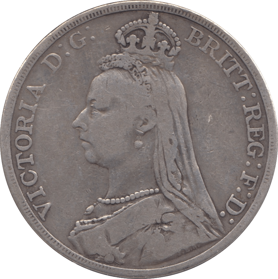 1892 CROWN ( FINE ) - CROWN - Cambridgeshire Coins