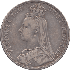 1892 CROWN ( FINE ) - CROWN - Cambridgeshire Coins