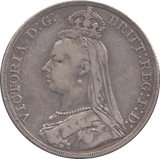 1892 CROWN ( FINE ) - CROWN - Cambridgeshire Coins