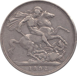 1892 CROWN ( GF ) - CROWN - Cambridgeshire Coins