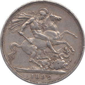 1892 CROWN ( GVF ) 2 - CROWN - Cambridgeshire Coins