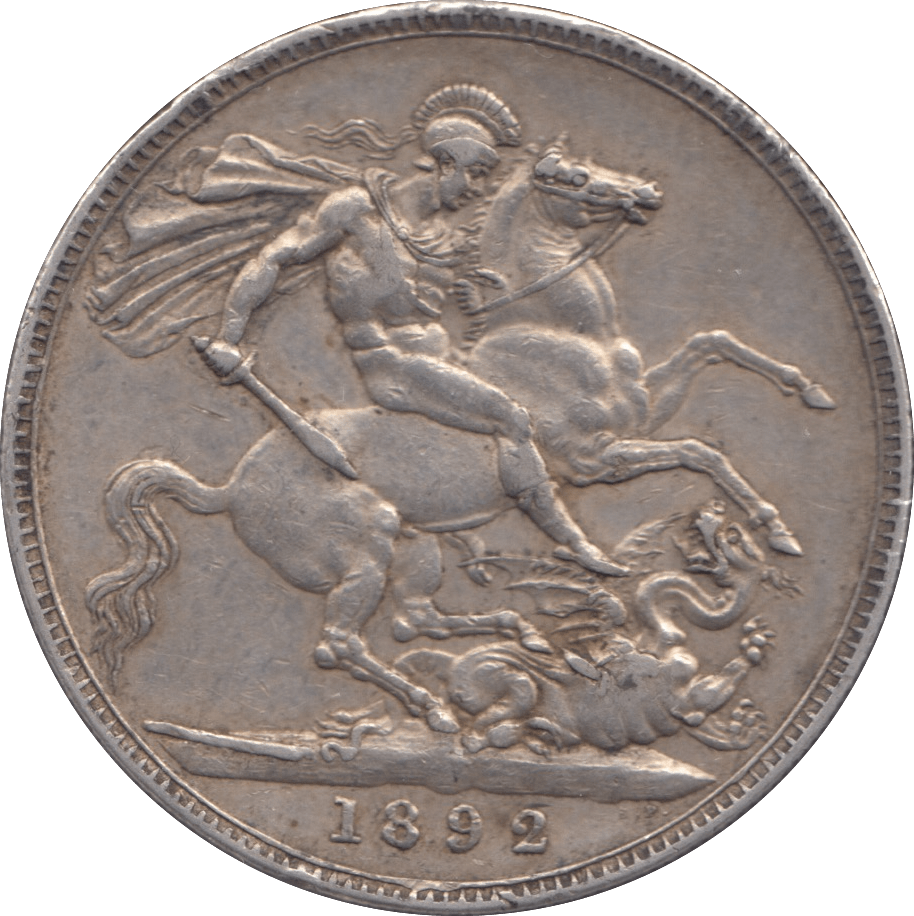 1892 CROWN ( GVF ) 2 - CROWN - Cambridgeshire Coins