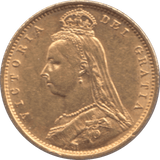 1892 GOLD HALF SOVEREIGN ( AUNC ) - HALF SOVEREIGN - Cambridgeshire Coins