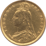 1892 GOLD HALF SOVEREIGN ( VF ) 1 - HALF SOVEREIGN - Cambridgeshire Coins