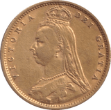 1892 GOLD HALF SOVEREIGN ( VF ) - HALF SOVEREIGN - Cambridgeshire Coins